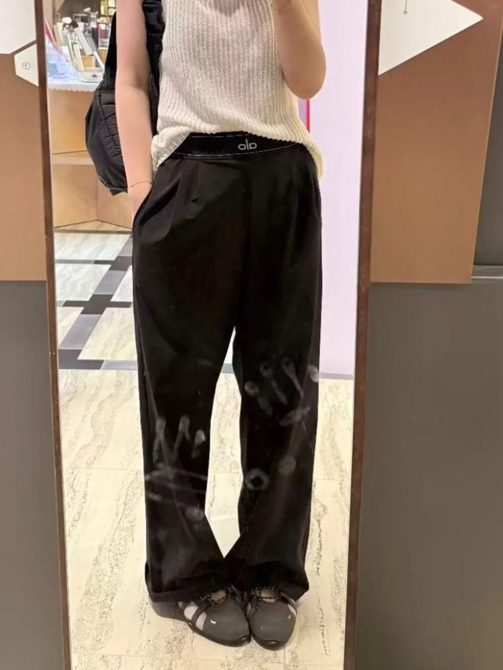 Alo Yoga Suit Up Trouser Black✅Effortless Everyday Pants NWT
